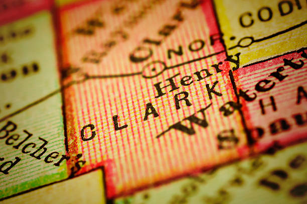 istock Clark | South Dakota County Maps 504329500