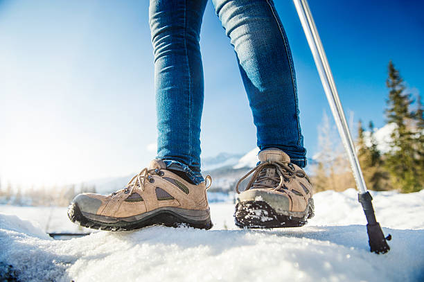 istock Young woman on a hike 504332552