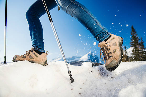 istock Young woman on a hike 504332618