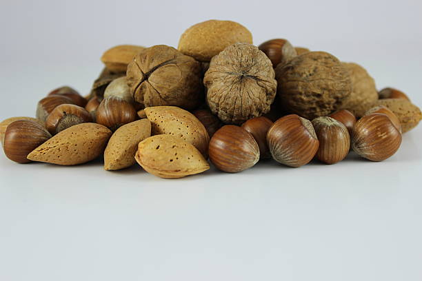 Nuts about nuts stock photo