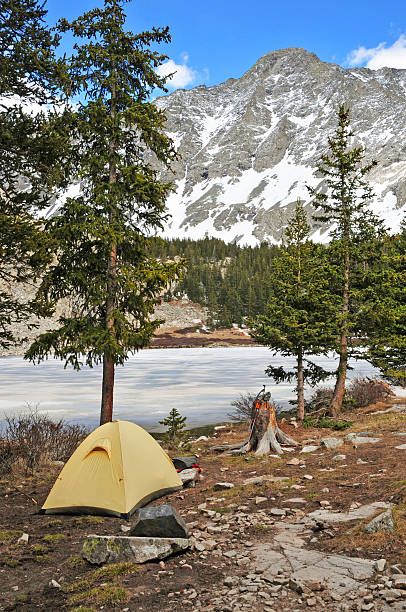 istock Backpacking: Camping with Tent in the Mountains 504339391