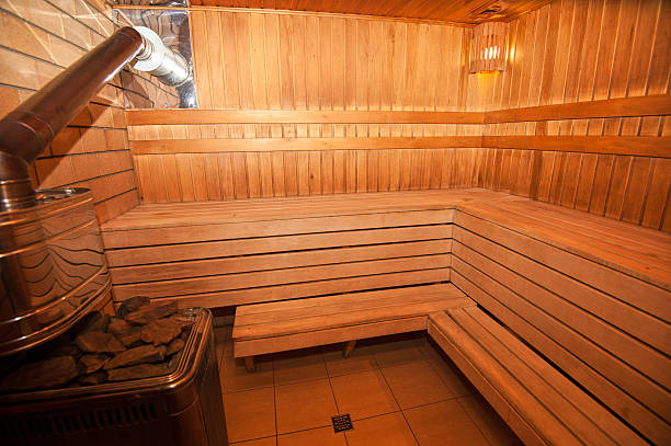 istock Finnish sauna photo 504339676