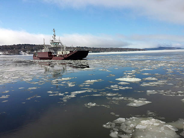 istock Gondola Point Ferry in the Winter 504341320