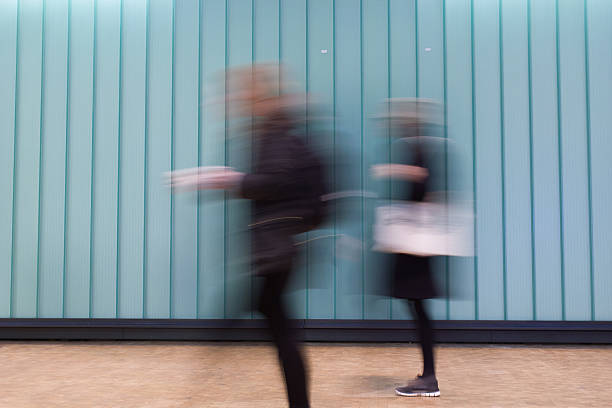 istock Blur Movement people in Rush Hour train station, London, UK 504341397
