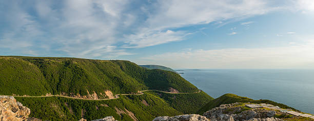 istock Panorama of Cabot Trail from its look-off 504342687