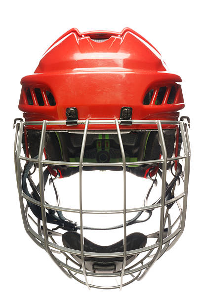 Hockey helmet isolated