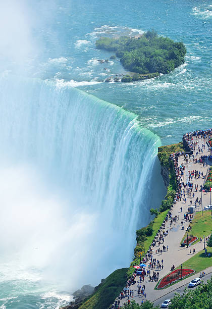istock Horseshoe Falls aerial view 504343573