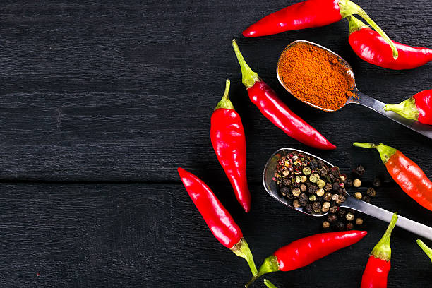 istock Sharp Chile pepper in pods, bell pepper, ground pepper 504344164