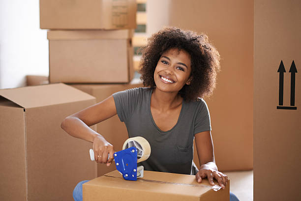 istock One more box and she's ready to move out 504344469