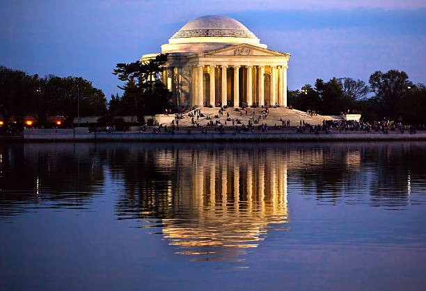 istock Jefferson Memorial and Tidal Basin Evening 504364765