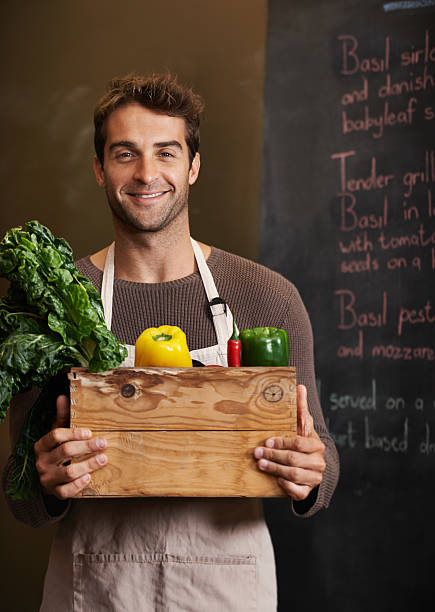 istock He uses the freshest produce 504367095