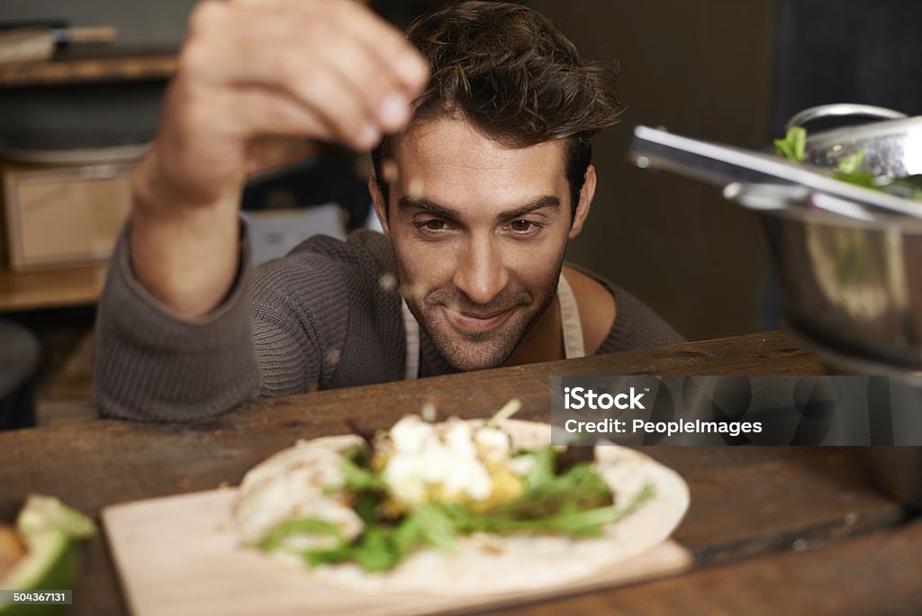 Nur ein bisschen geheime Zutat - Lizenzfrei Garkochen Stock-Foto