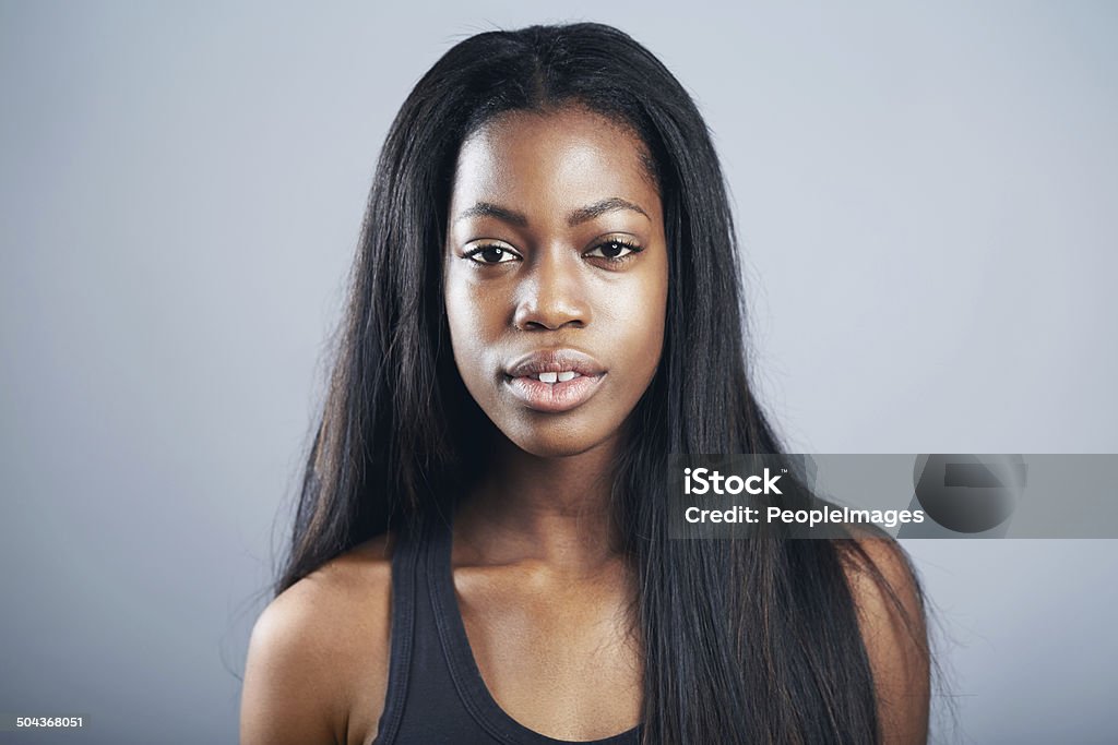 She Takes Pride In Her Natural Beauty Stock Photo - Download Image Now - Straight  Hair, African-American Ethnicity, Women - iStock
