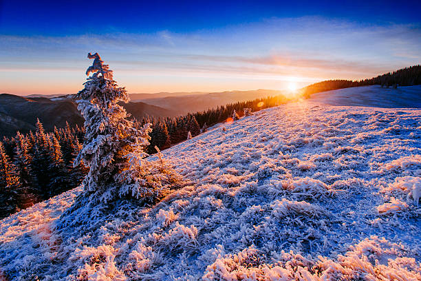 istock majestic sunset in the winter mountains landscape 504369564