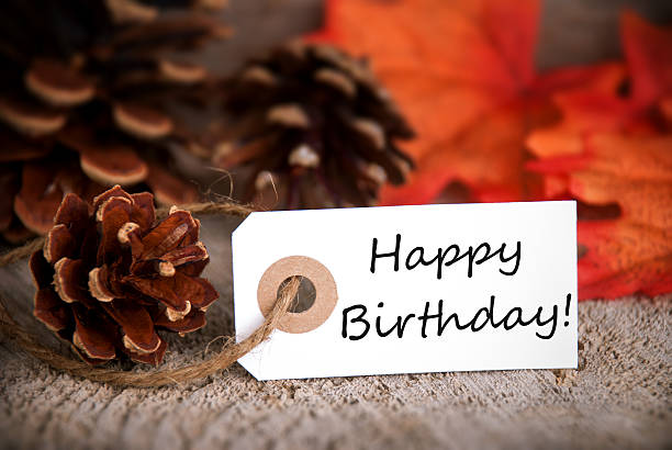 istock Autumn Tag with Happy Birthday 504369879