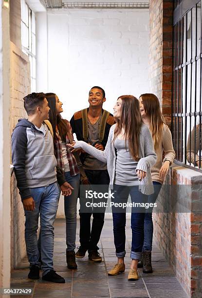 Anyone Know What That Class Was About Stock Photo - Download Image Now - University Student, Candid, Happiness