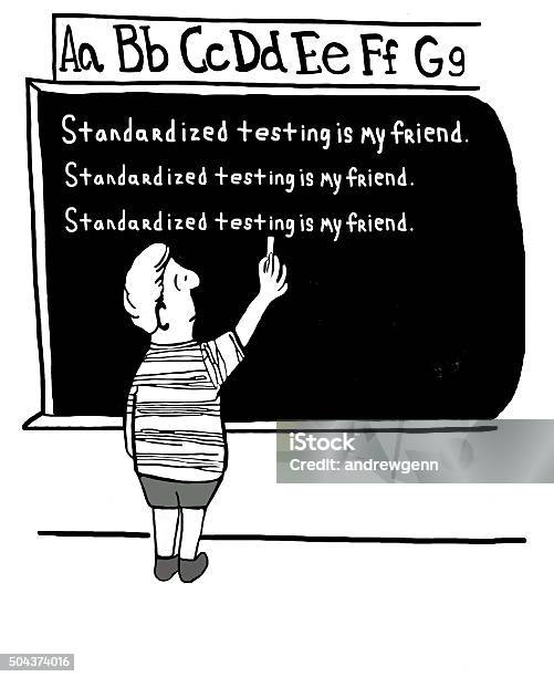 Testing Policy Cartoon Standardized Testing Stock Illustration - Download Image Now - Bill ...