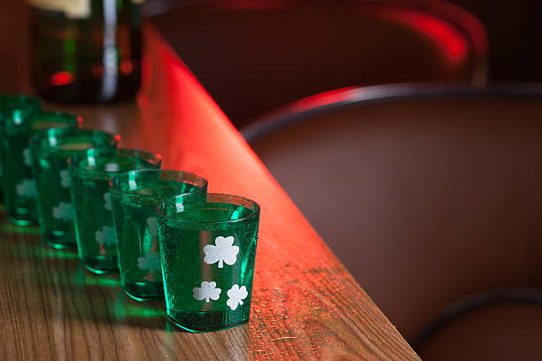 Shot Gläser Futter für St. Patrick's Feier – Foto