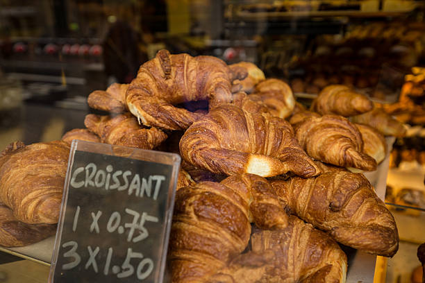 istock Freshly baked croissants 504378492