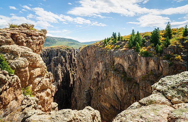 Black Canyon of the Gunnison National Park stock photo
