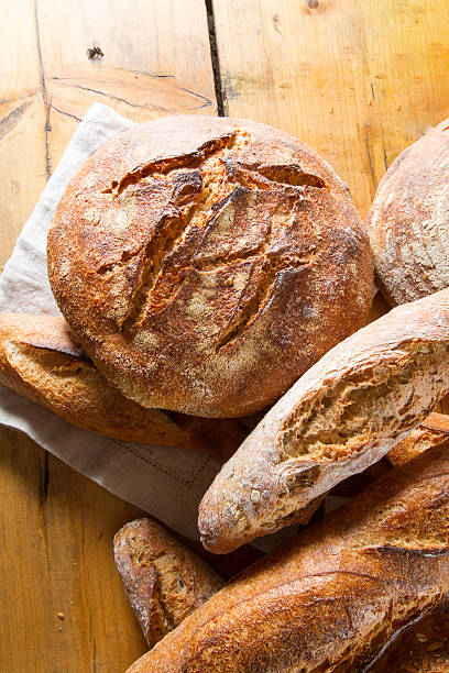 istock Sourdough bread and baguettes 504380304