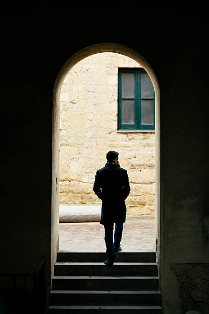 istock Silhouette of a young man 504382006
