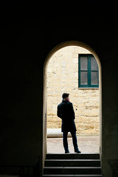 istock Silhouette of a young man 504382034