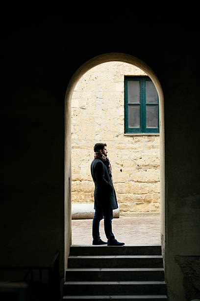 istock Silhouette of a young man 504382060