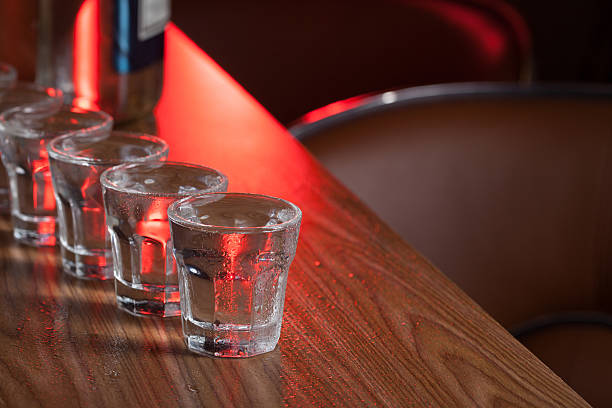 Vodca ou Tequila-Bebida destilada fotos - foto de acervo