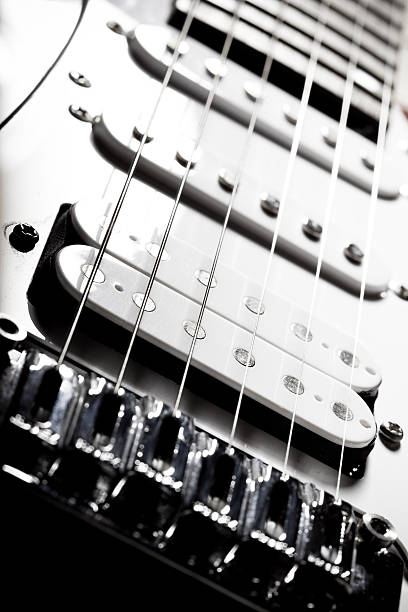 Electric guitar stock photo