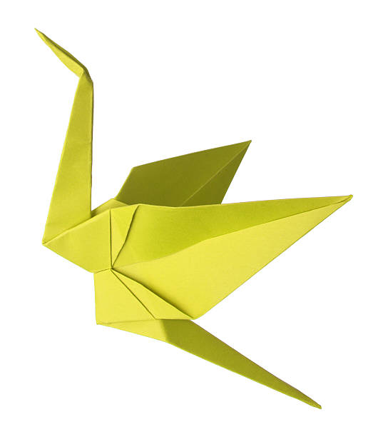 istock Yellow Origami Crane 504384698