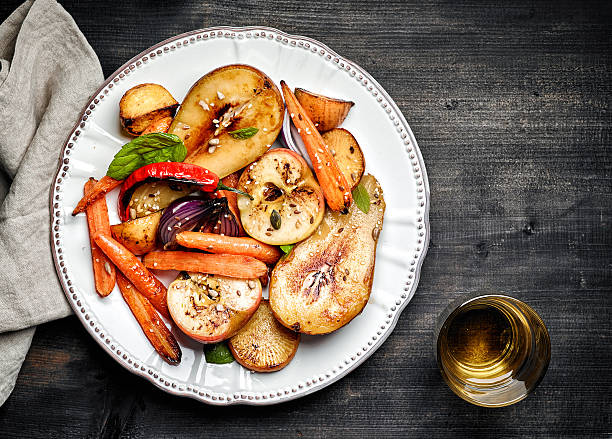 istock Roasted fruits and vegetables 504384704