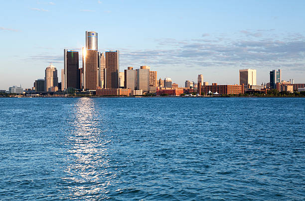 istock Detroit Michigan USA  Morning light 504384724