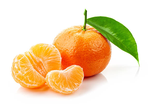 maduros frescos tangerines - mandarina fotografías e imágenes de stock