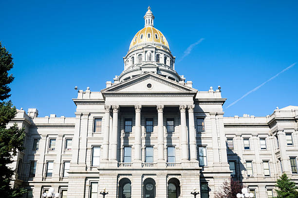 Colorado State Capitol stock photo