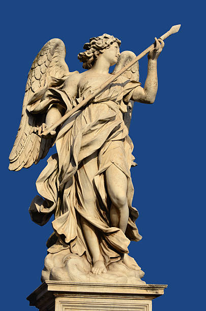 istock Angel with the Holy Lance of Longinus 504385768