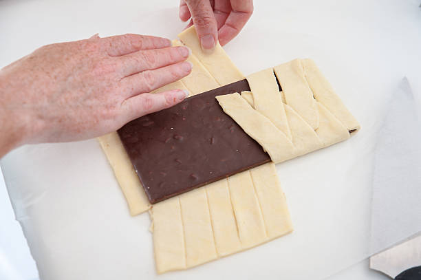 Cтоковое фото Шоколадный Пирог крема