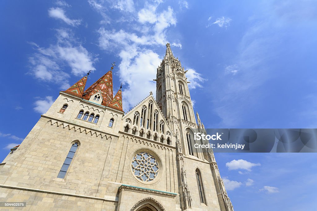 St la iglesia Matthias en Budapest - Foto de stock de Arquitectura libre de derechos