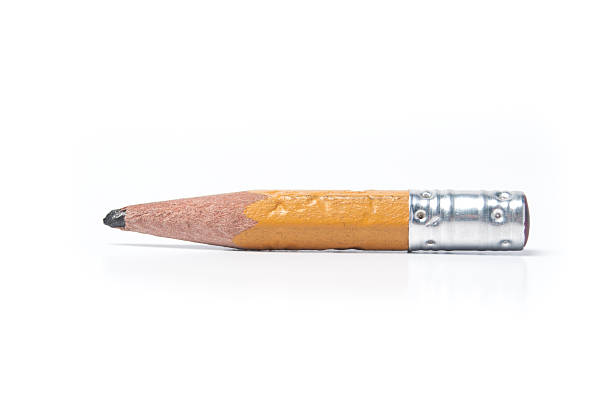 Worn pencil stock photo