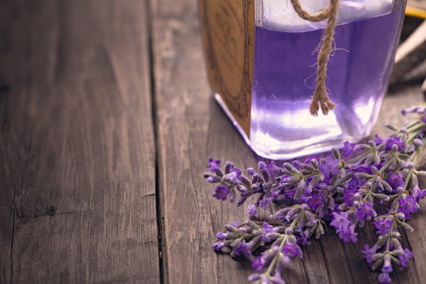 istock Lavender flowers and perfume 504403975