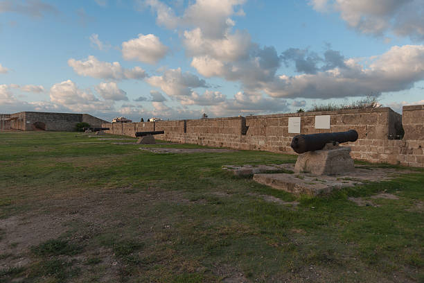 istock Old Guns on Acre Walls 504404331