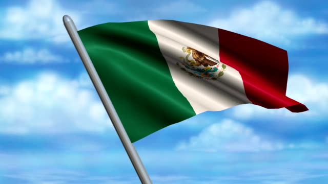 Mexican Flag Waving Stock Videos and Royalty-Free Footage - iStock