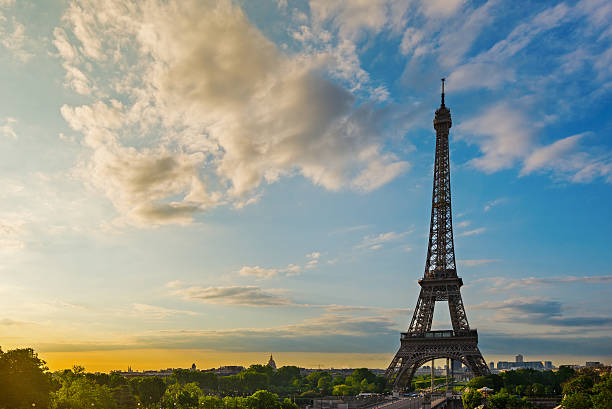 istock Eiffel Tower at sunshine. Paris, France. 504404563