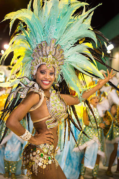 carnaval-브라질 - samba school parade 뉴스 사진 이미지