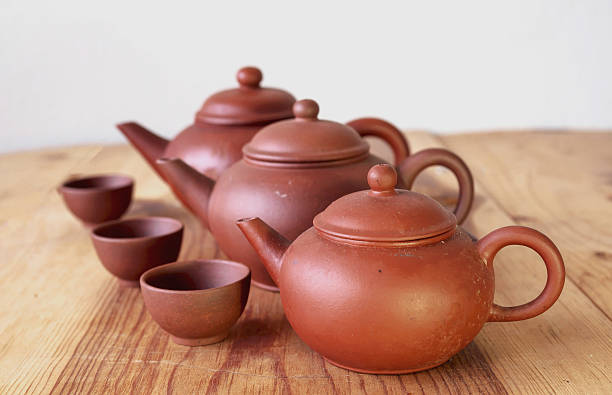 istock Chinese teapot and teacup 504415340