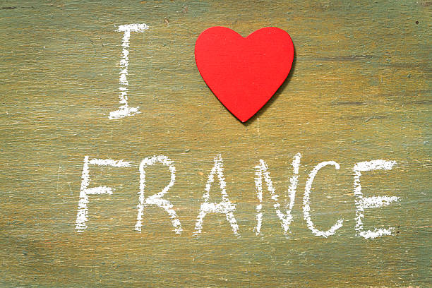 istock Text i love France 504416506