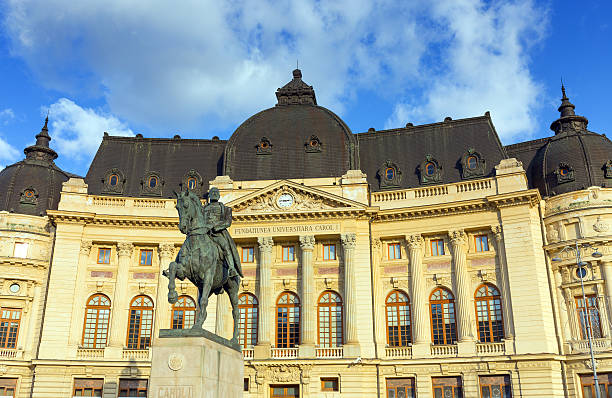 istock Statue of King Carol I, Bucharest, Romania 504417200