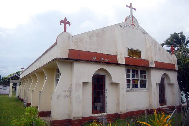 istock Christian church at Tonga 504417284