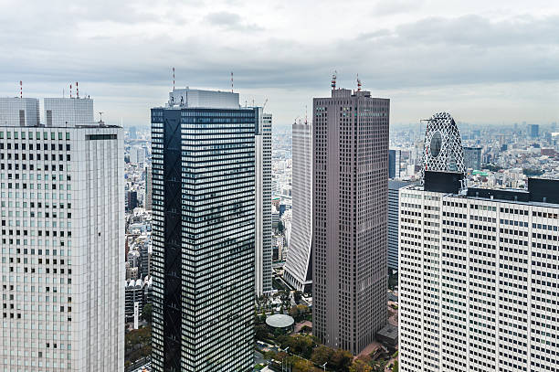 istock Office buildings in Tokyo 504418098