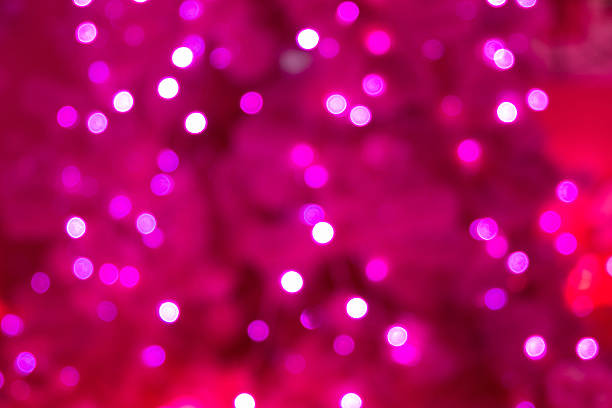 Pink bokeh for valentines day